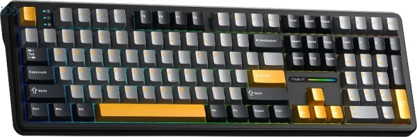 Клавиатуры AULA F108 Gray-Orange-Deep Gray